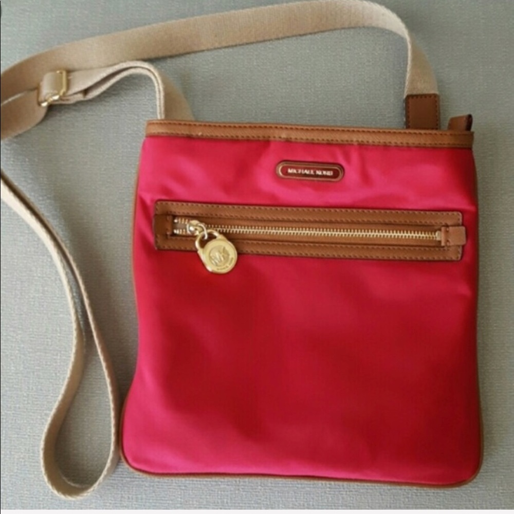 Michael Kors garnet/red shoulder bag.